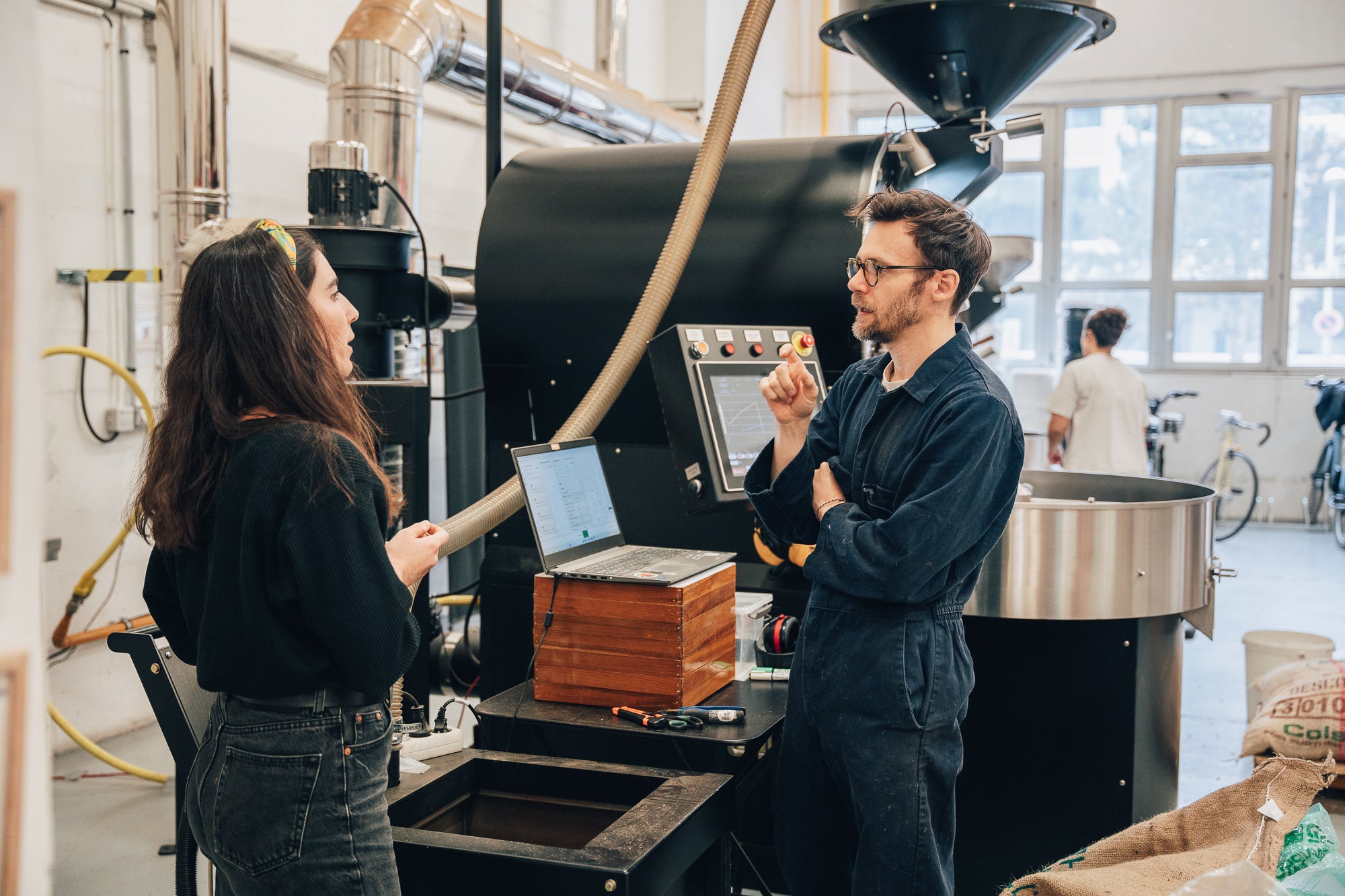 Collaborative roaster Paris coffee beans or ground, green coffee